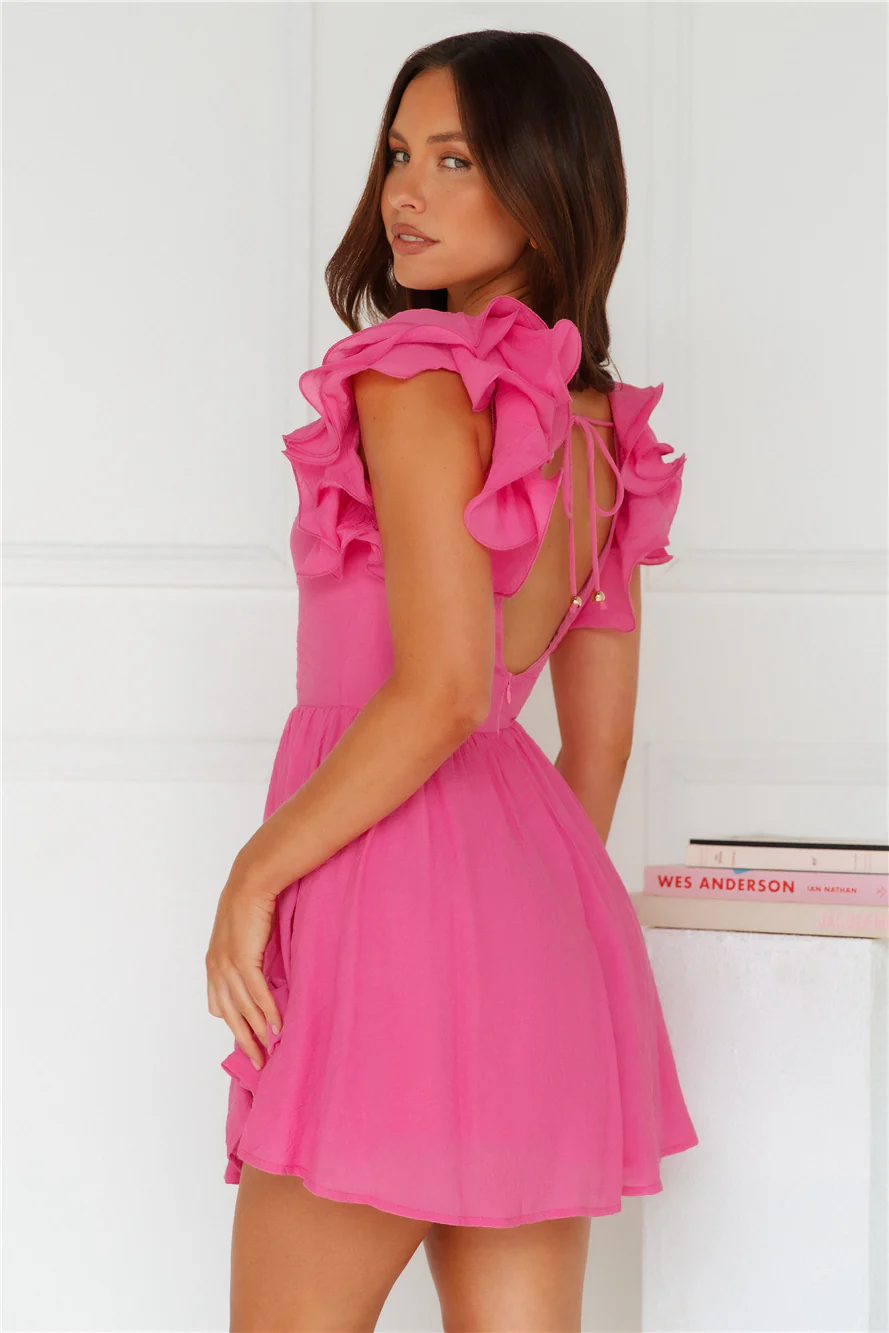 Provence De France Mini Dress Pink