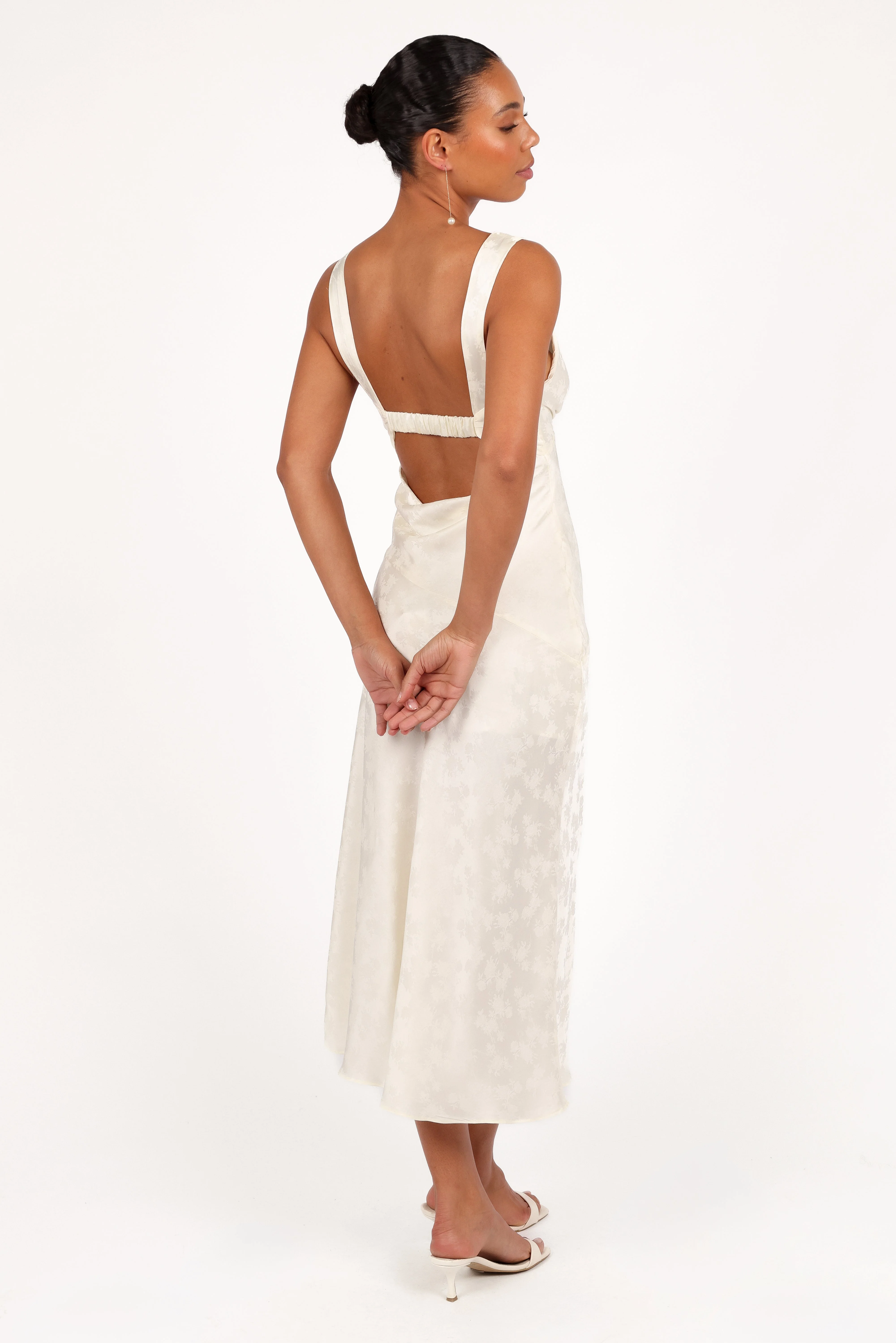 Billie Midi Dress - Ivory