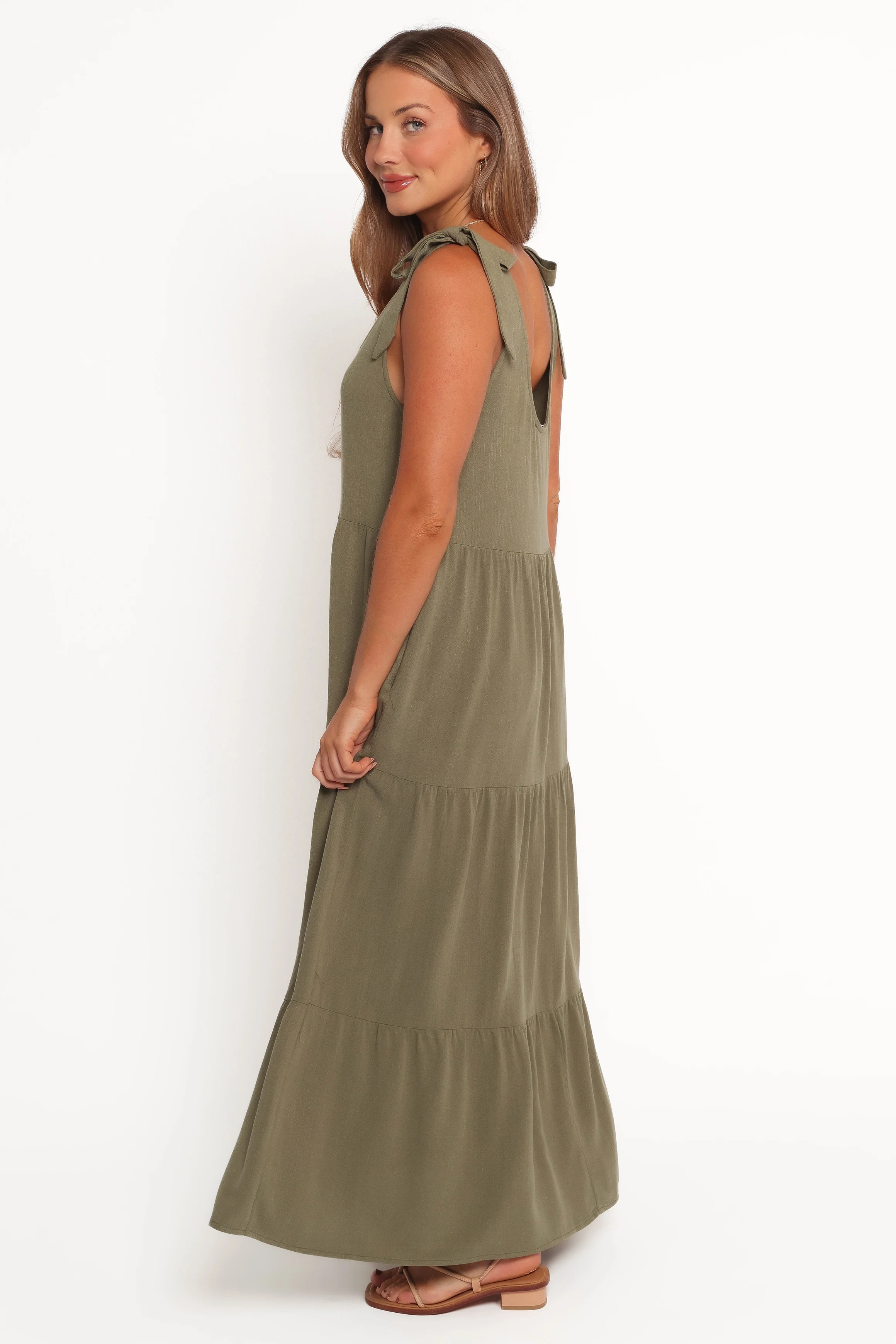 Marcy Midi Dress - Olive