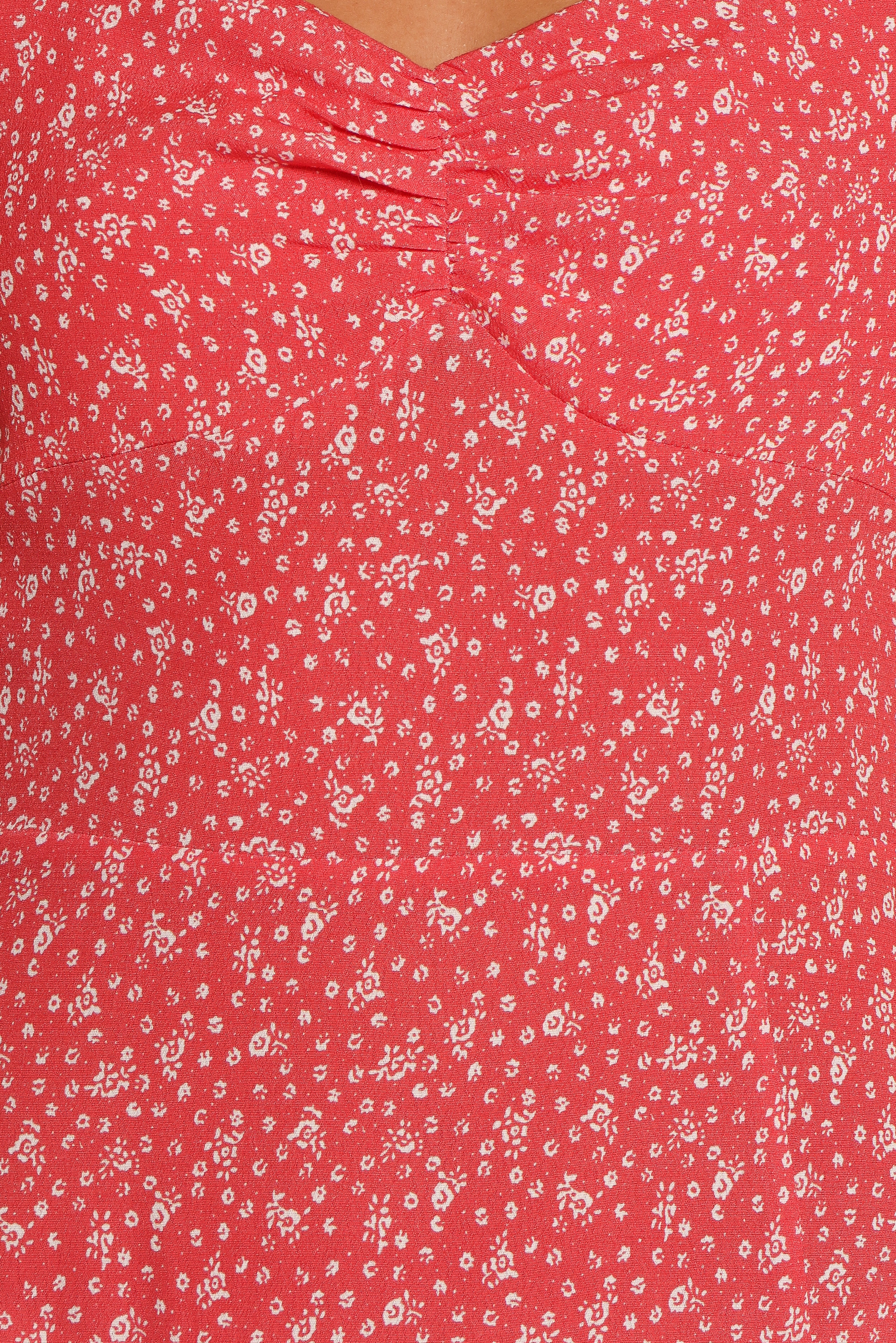 Franklin Dress - Red Floral