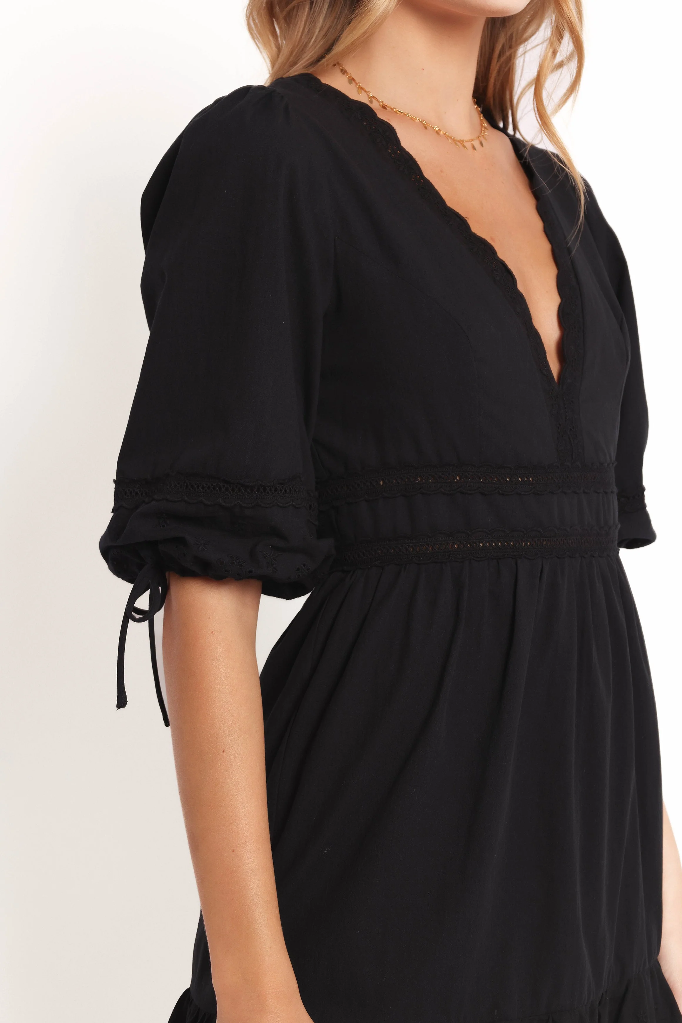 Estella Mini Dress - Black