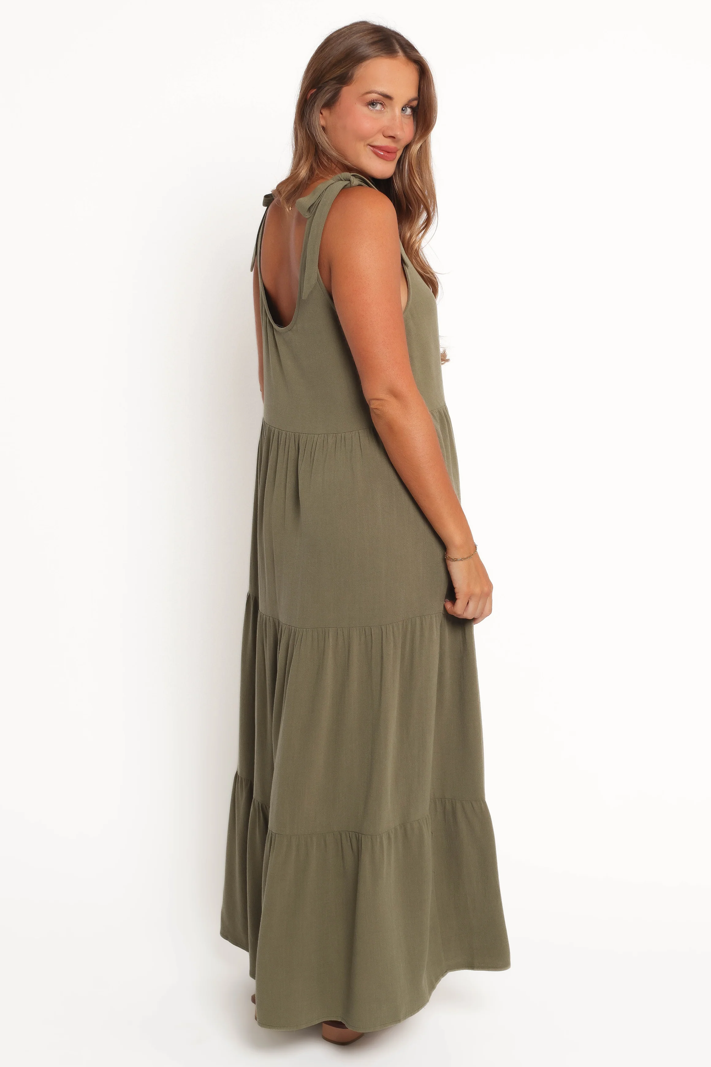 Marcy Midi Dress - Olive