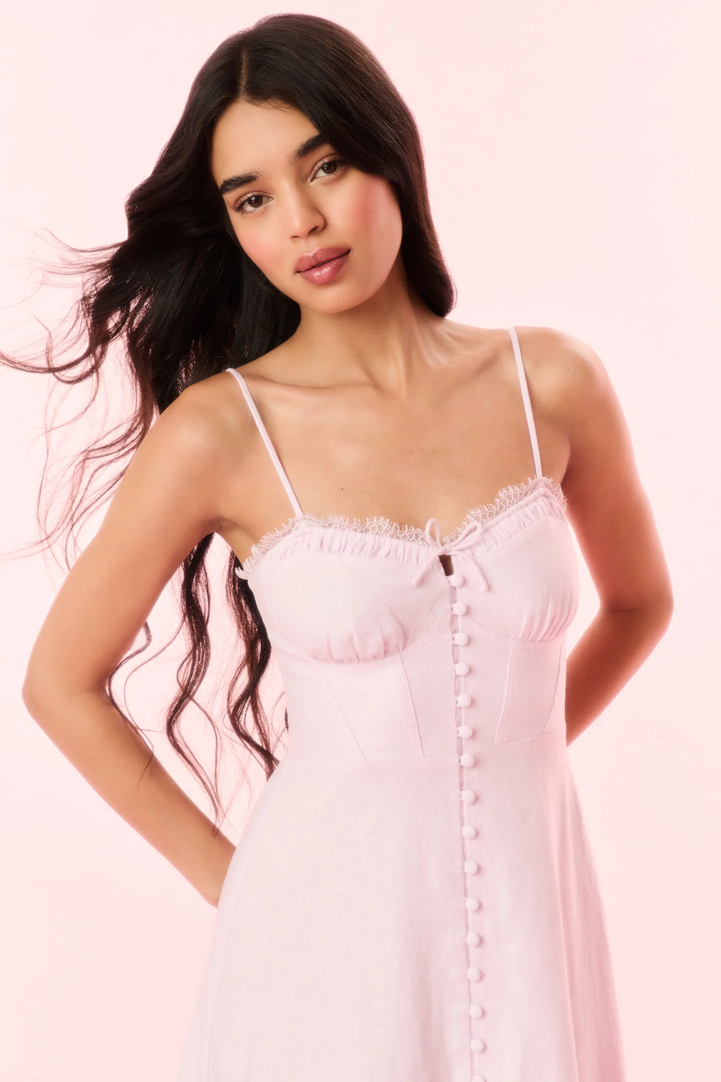 Linella Linen Midi Dress