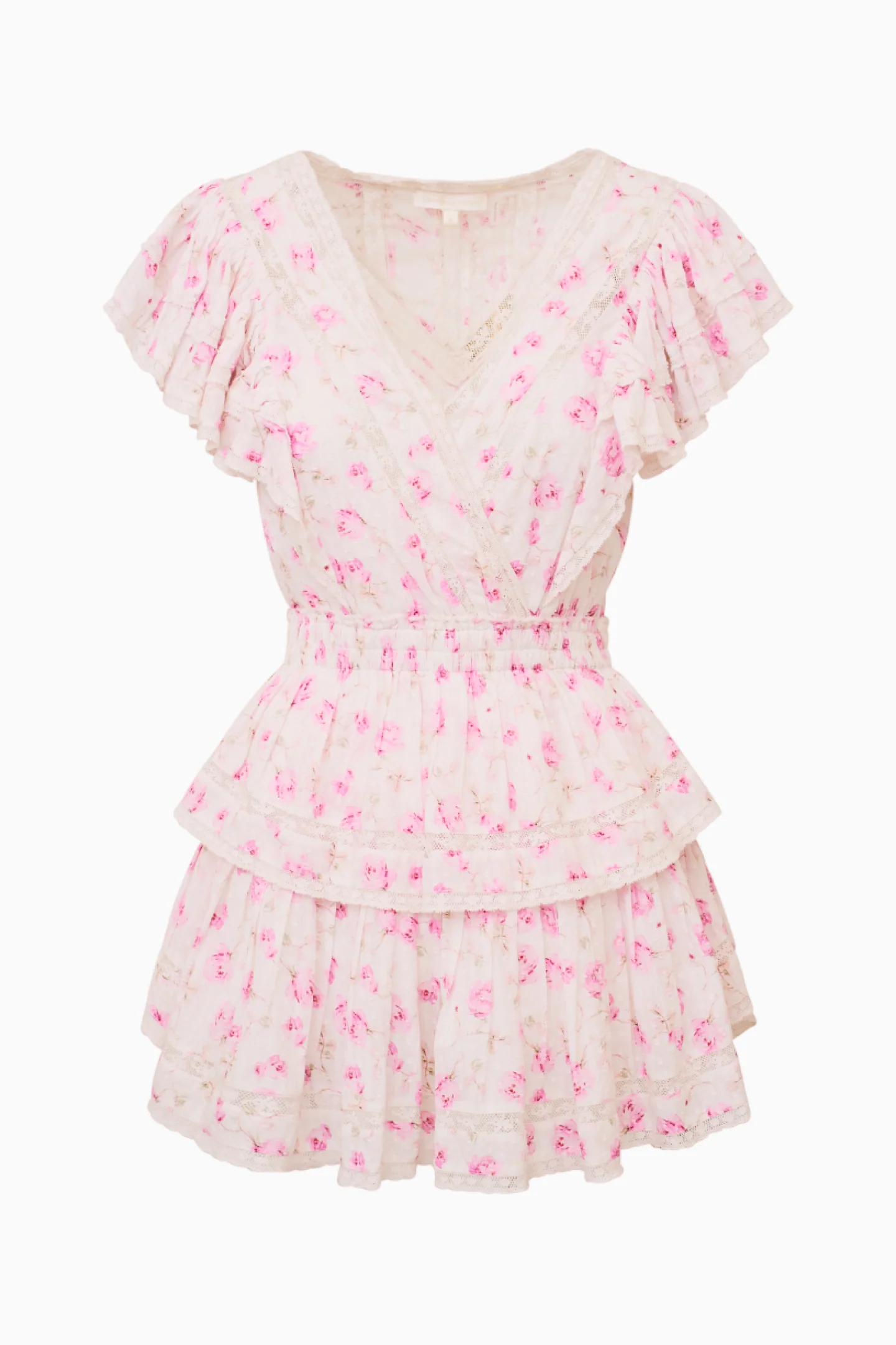 Gwen Fragrance Print Cotton Mini Dress