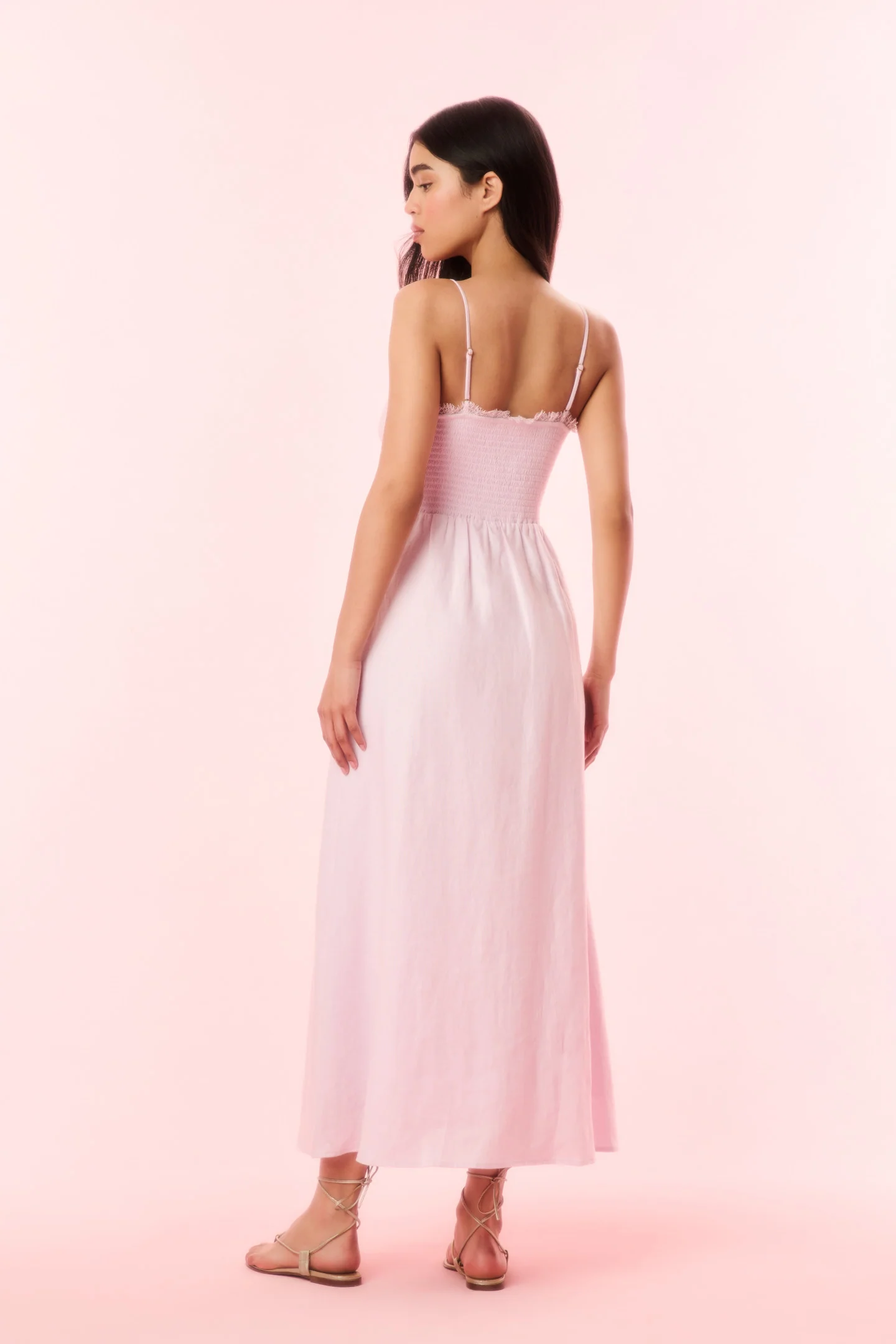 Linella Linen Midi Dress