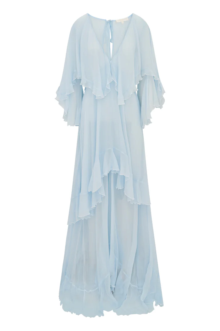 Collia Silk Chiffon Maxi Dress