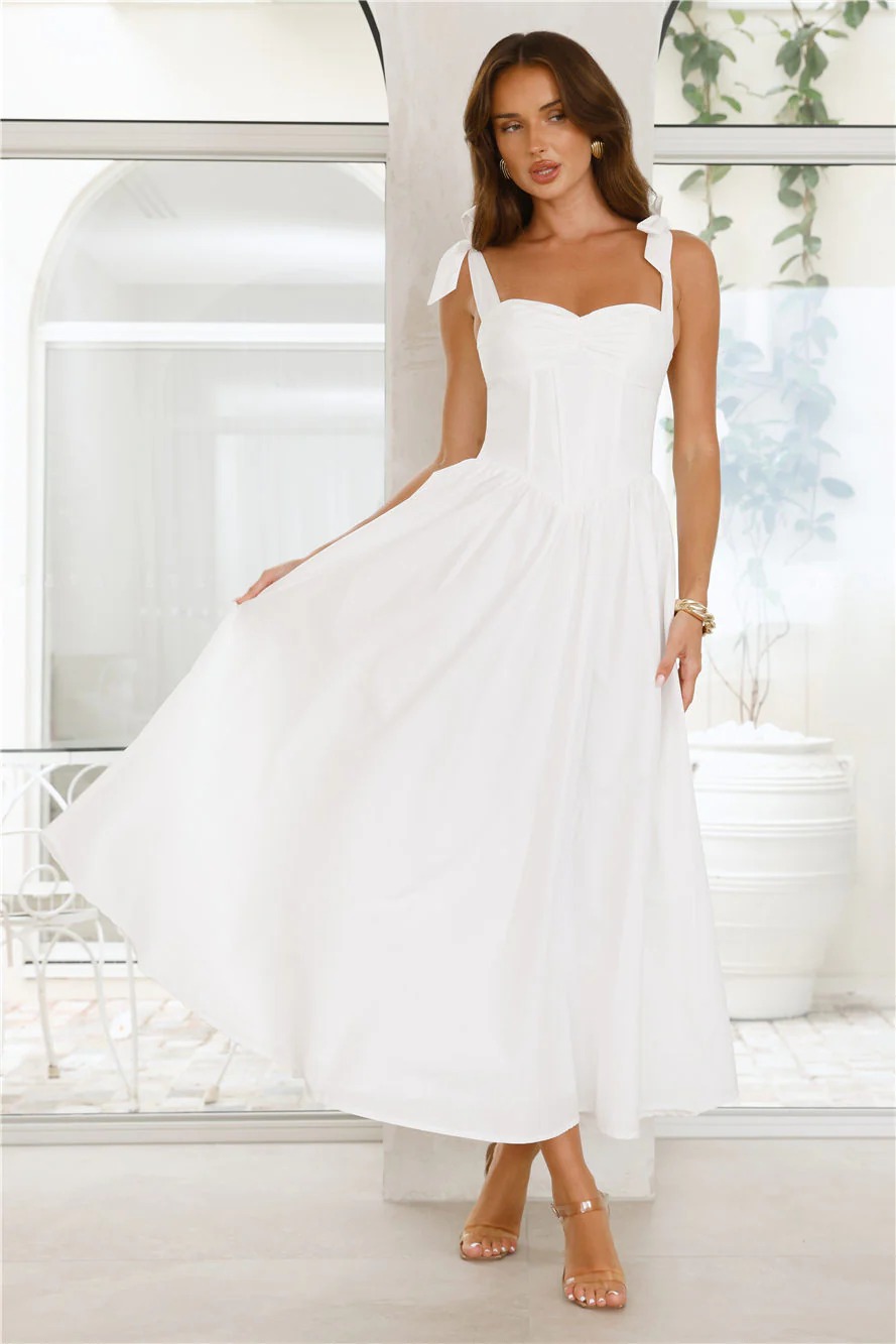 Magical Dream Maxi Dress White