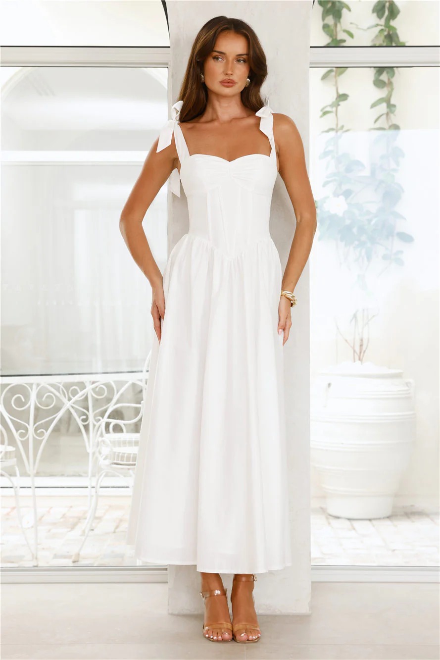 Magical Dream Maxi Dress White