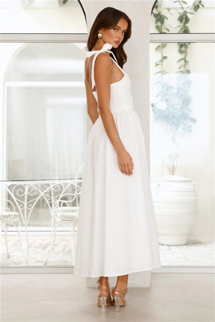 Magical Dream Maxi Dress White