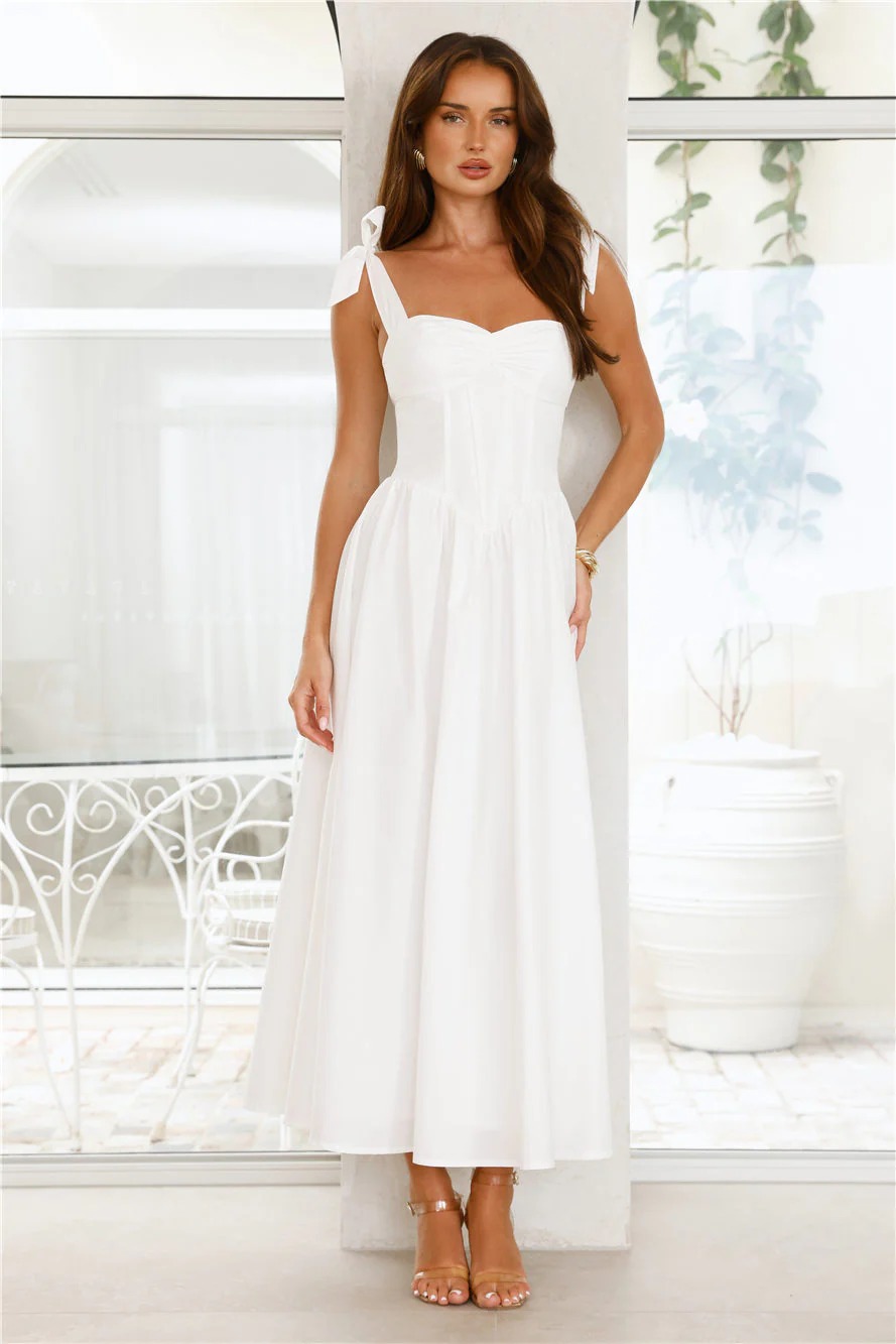 Magical Dream Maxi Dress White