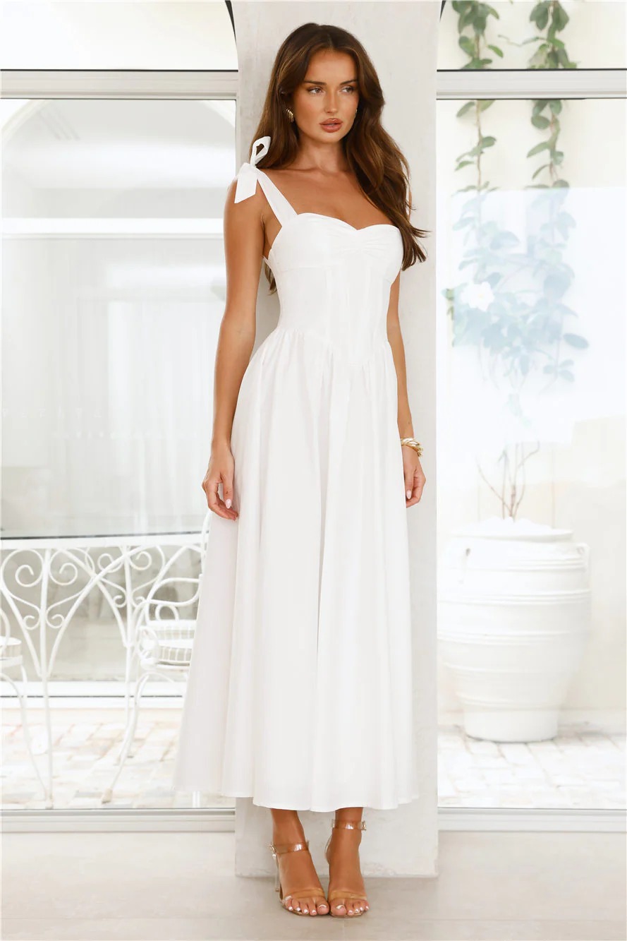 Magical Dream Maxi Dress White