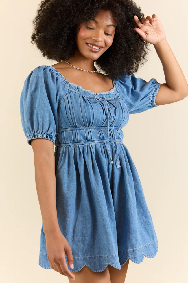Stockyard Stroll Denim Romper