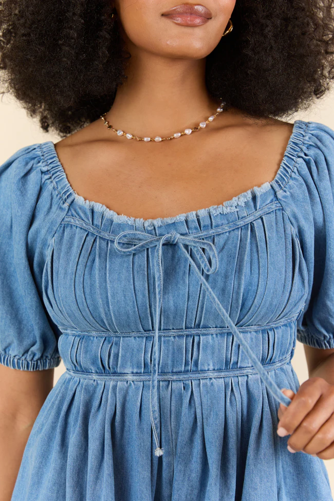 Stockyard Stroll Denim Romper