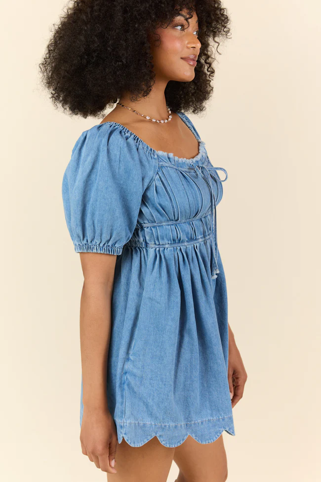 Stockyard Stroll Denim Romper