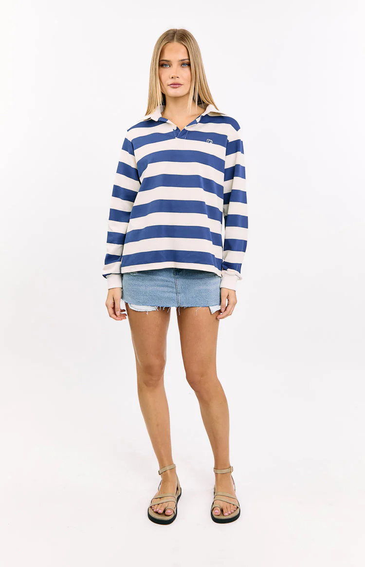 Carey Blue Striped Jersey