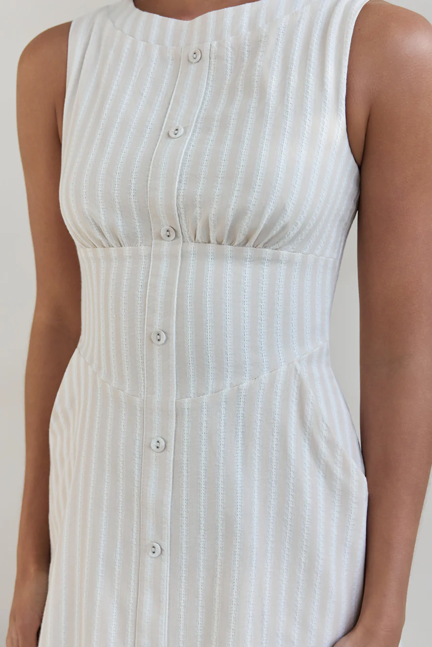 La Costa Mini Dress Beige