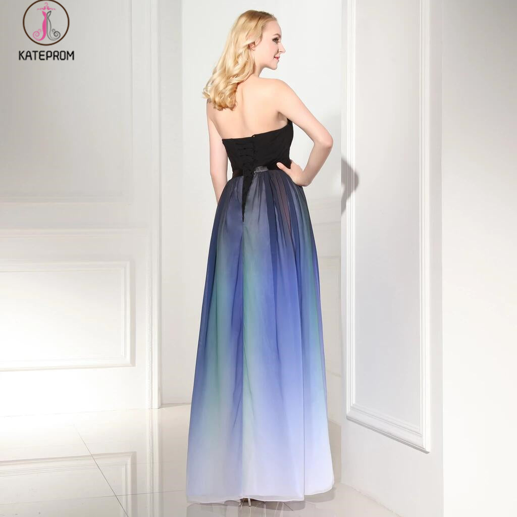 Sweetheart Ombre Charming Prom Dress Evening Dress KPP0107