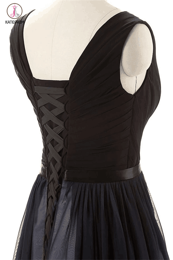 Real Beauty Gradient Chiffon Back Up Lace Prom Dresses KPP0023