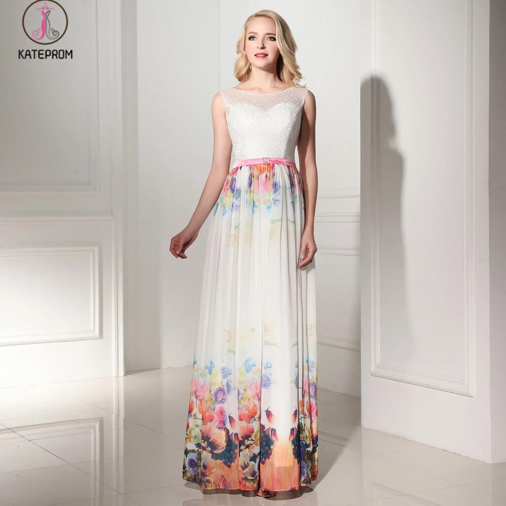 Custom Made Charming Printing Prom Dress/Evening Dress KPP0103