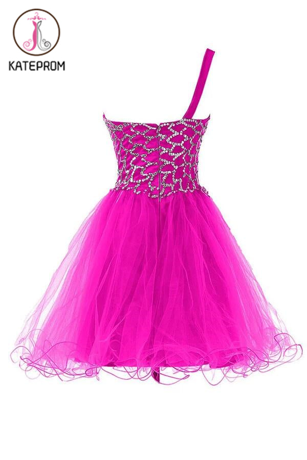 One shoulder Sweetheart Prom Dresses Homecoming Dresses KPH0097