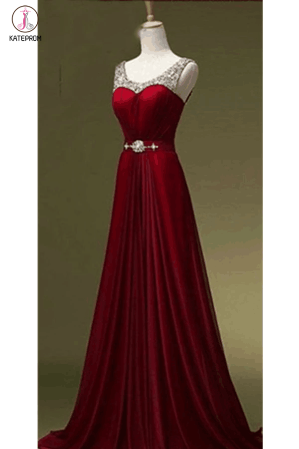 New Arrival Beading Long Prom Dress Evening Dress KPP0077