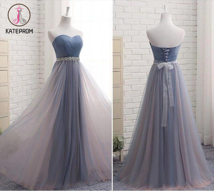 Sweetheart Bridesmaid Dress,Short Bridesmaid Gown,Tea-Length Tulle Prom Dress,Short Prom Dress KPB0009