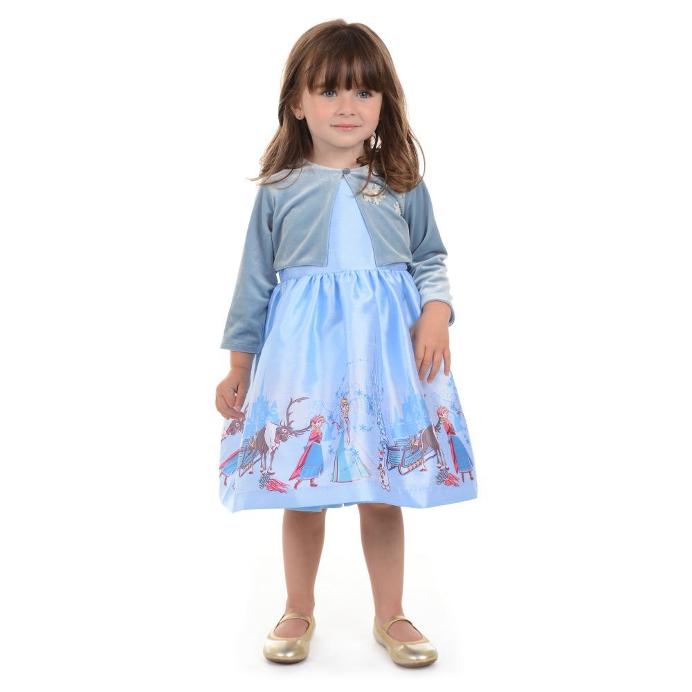 Disney X Pippa & Julie Elsa Border Print Dress KPF0006
