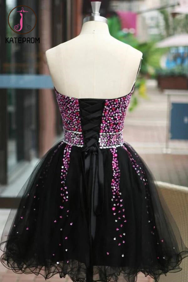 Sexy Sequins Beaded Sweetheart Prom Dress Homecoming Dress KPH0070