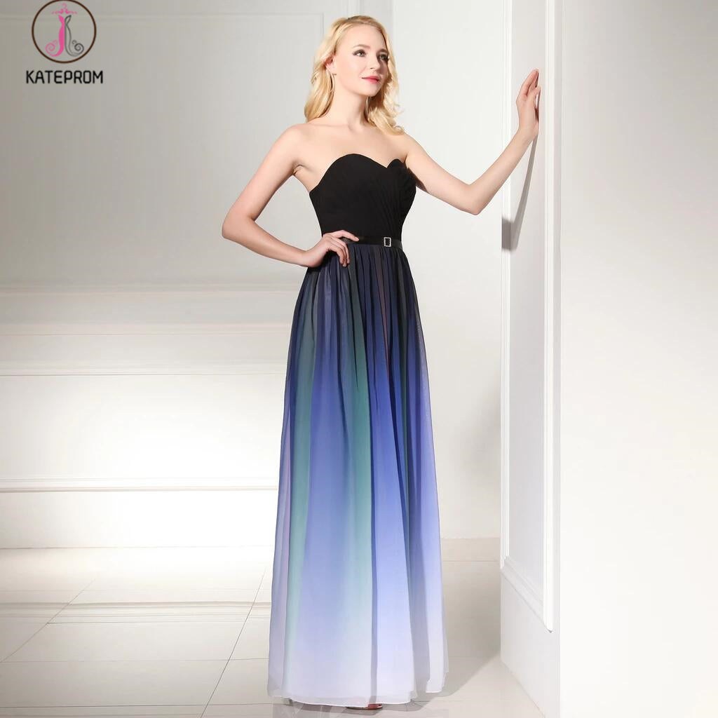 Sweetheart Ombre Charming Prom Dress Evening Dress KPP0107