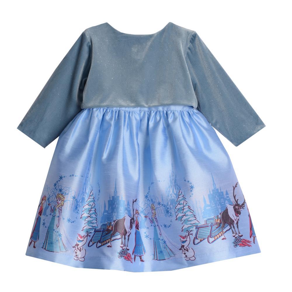 Disney X Pippa & Julie Elsa Border Print Dress KPF0006
