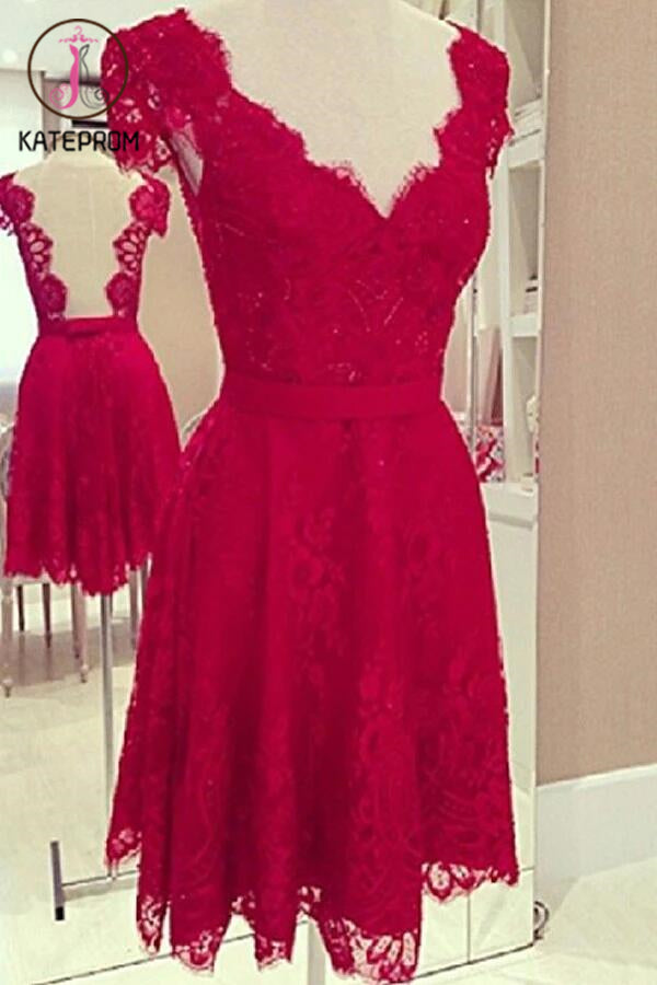 Newest Short/Mini Lace Prom Dress Homecoming Dress KPH0053