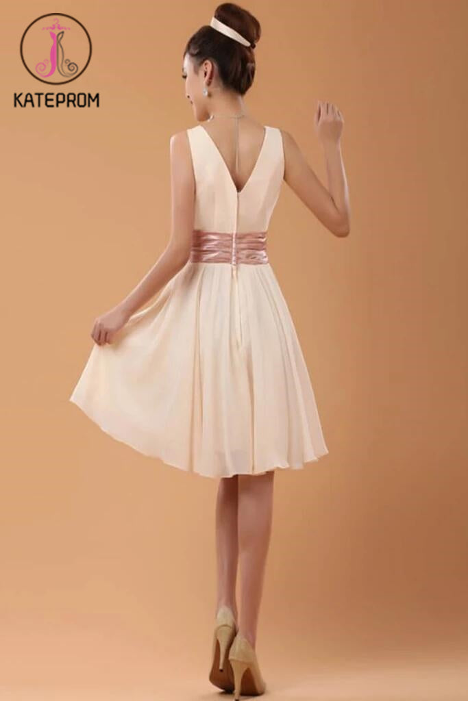 Charming V-Neck Short Prom Dress Homecoming Dress KPH0047
