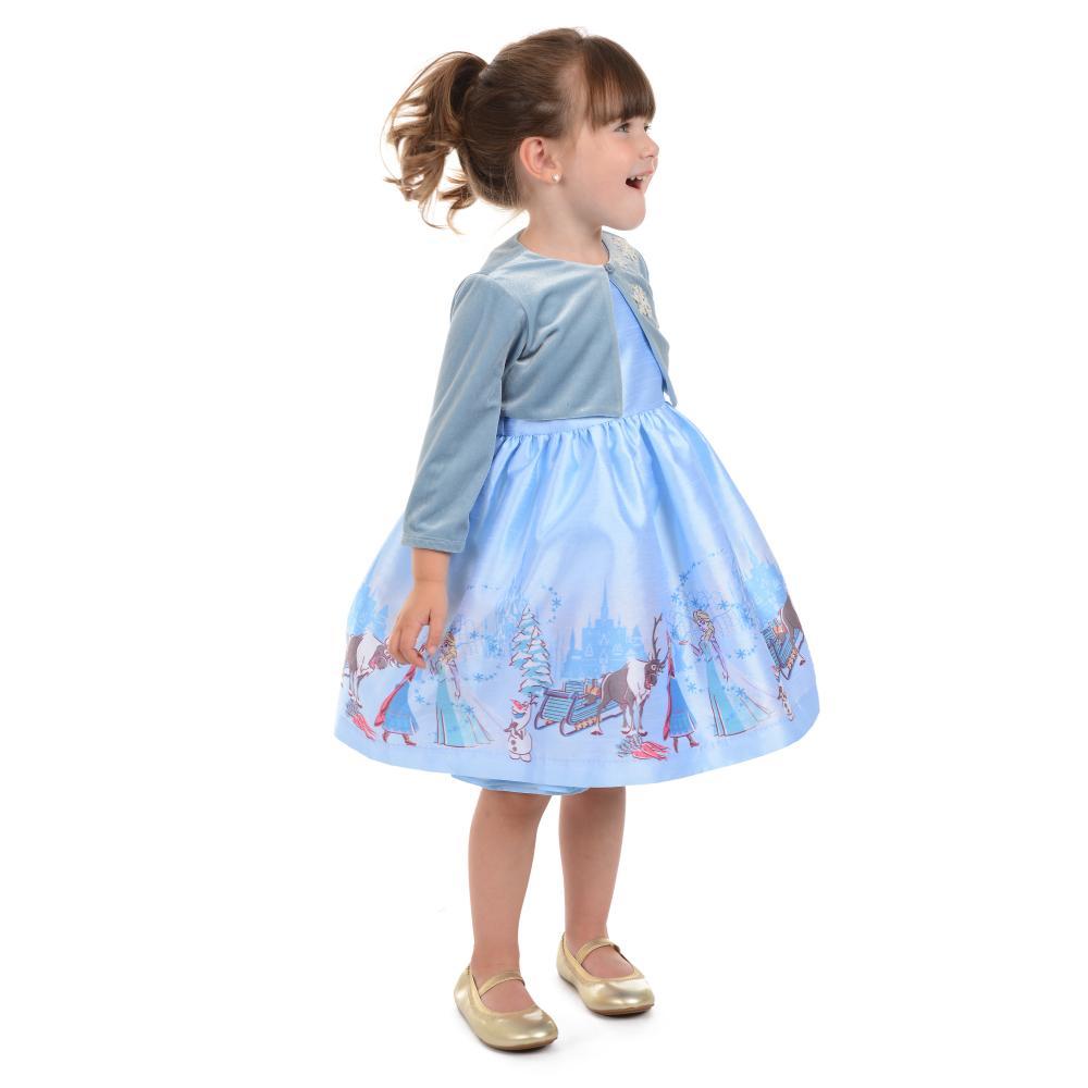 Disney X Pippa & Julie Elsa Border Print Dress KPF0006