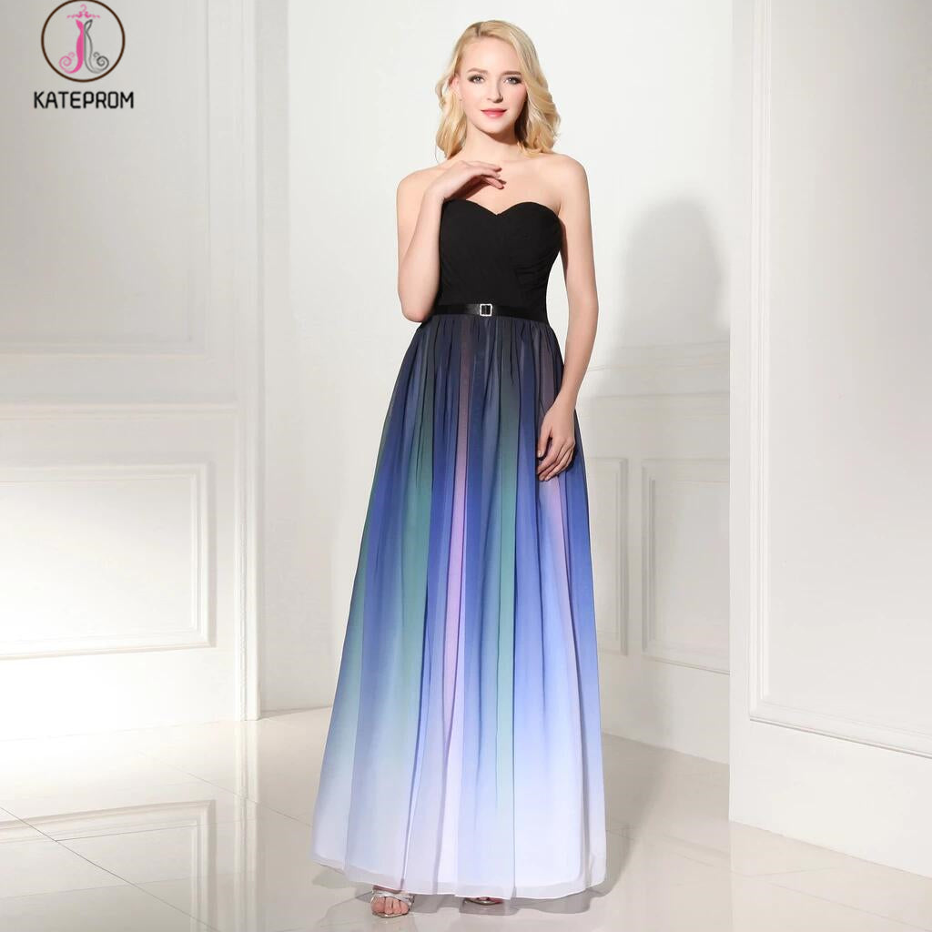Sweetheart Ombre Charming Prom Dress Evening Dress KPP0107