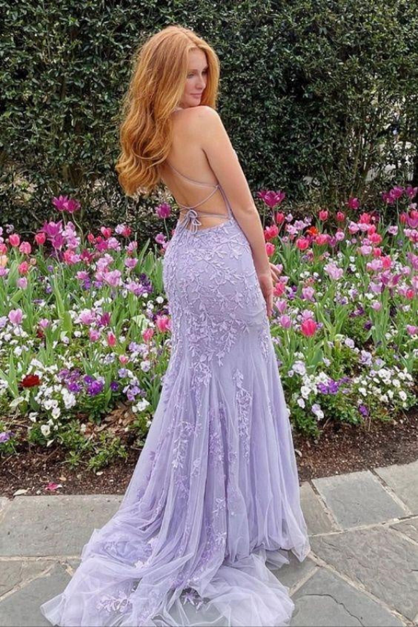 Mermaid Lace Prom Dress Long Formal Evening Dress, Dance Dresses, School Party Gown KPP1635