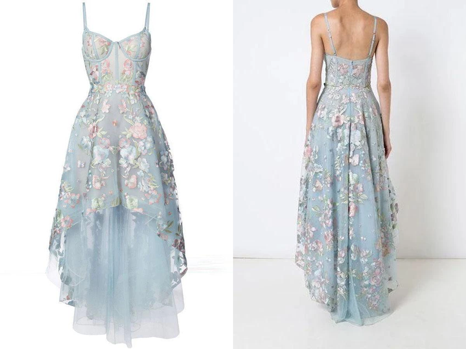 Spaghetti Straps Sweetheart Asymmetrical Prom Dress, High Low Homecoming Dresses KPH0569