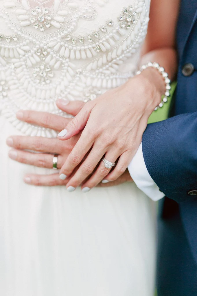 Romantic Wedding Dresses Modest Deep V neck Straps Modest Beach Open Back Bridal Gowns KPW0716