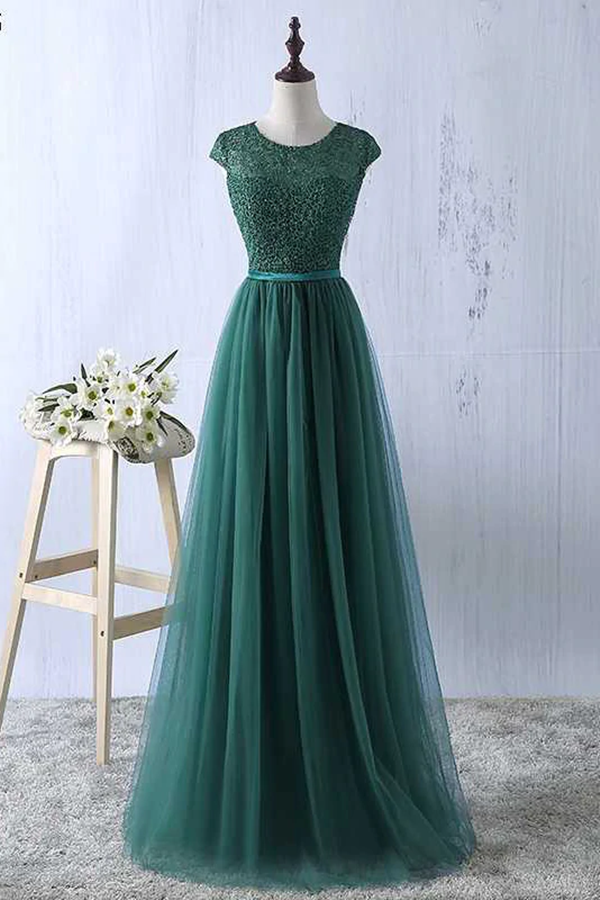Sexy Green Prom Dress,Tulle Prom Dresses ,Long Evening Dress,Green Formal Dress,Prom Dressses KPP1564