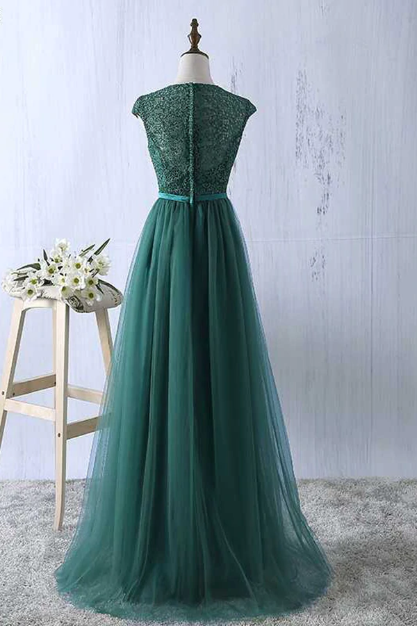 Sexy Green Prom Dress,Tulle Prom Dresses ,Long Evening Dress,Green Formal Dress,Prom Dressses KPP1564