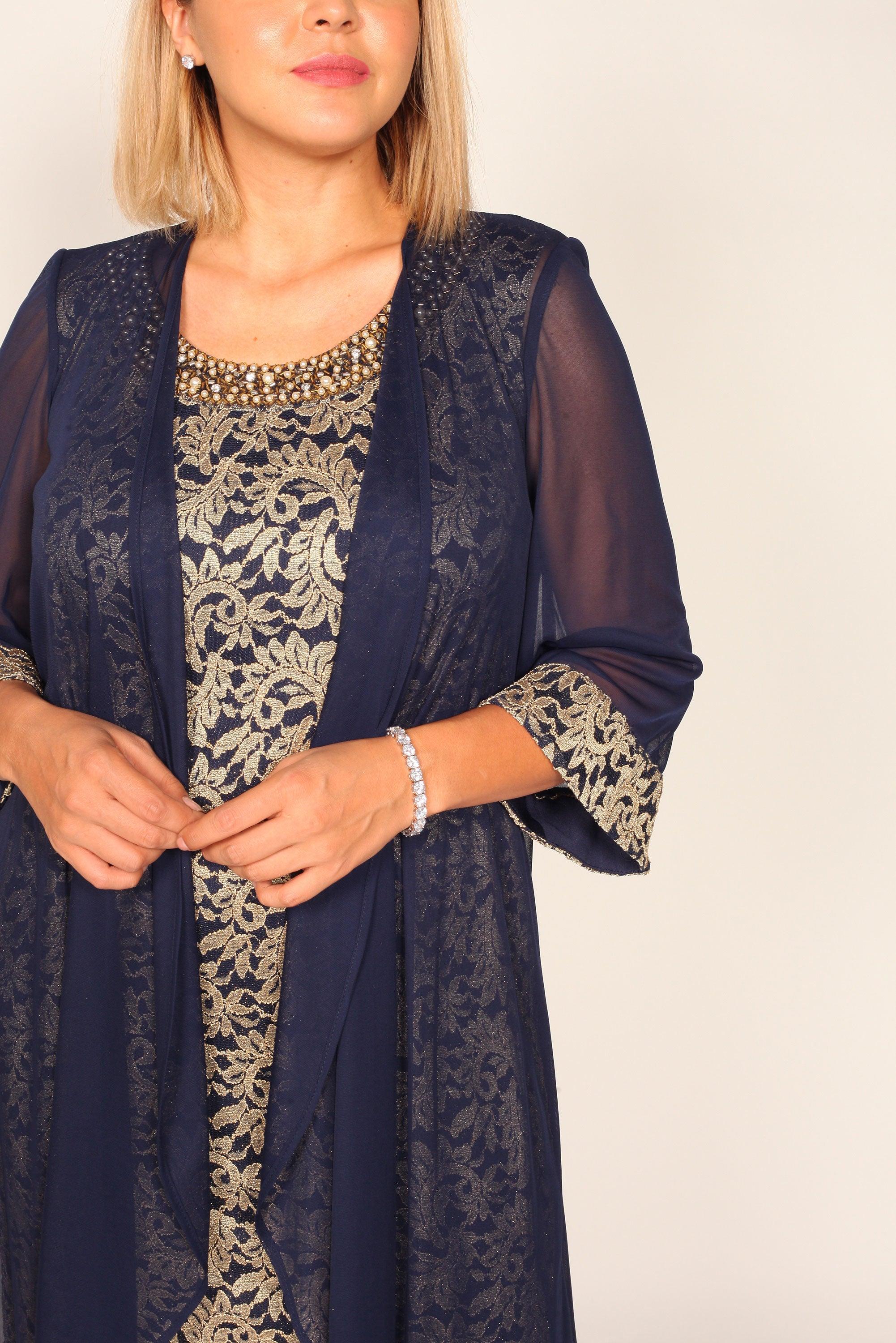 R&M Richards 7312 Short Two Piece Jacket Dress