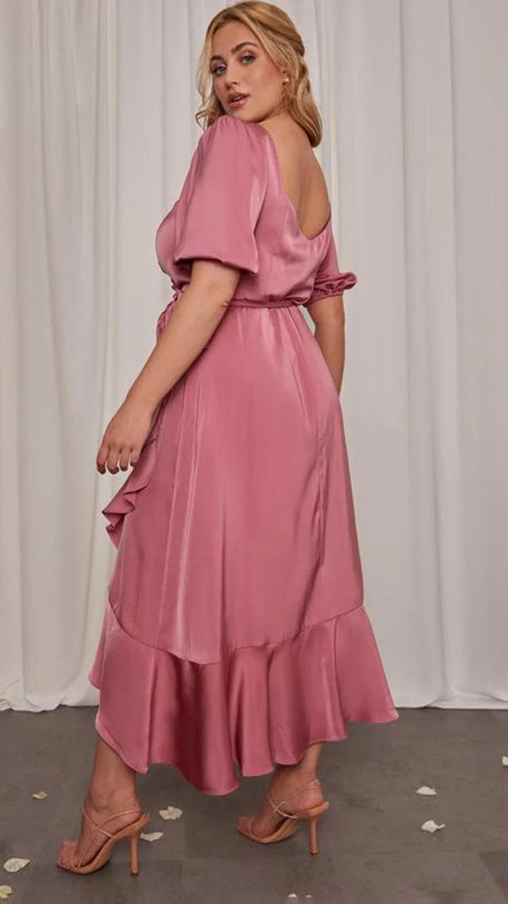 Puff Sleeve Formal Long Dress Size 12