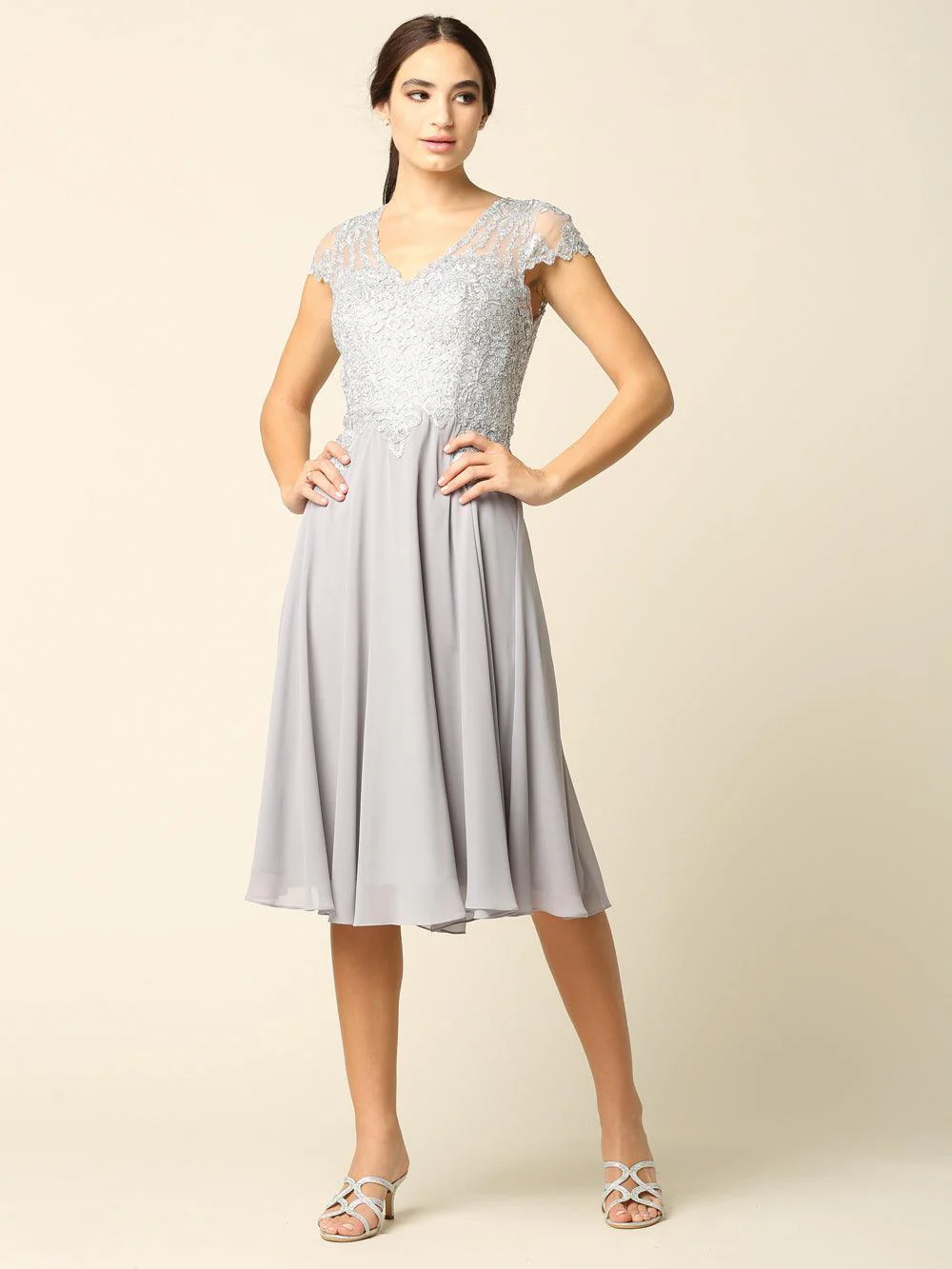 Short Dress Modest Formal Cap Sleeve Sale