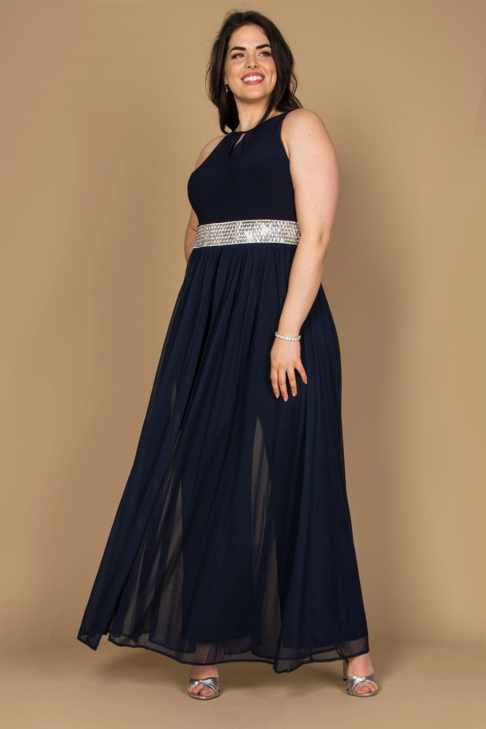 R&M Richards 5375 Long Formal Pant Jumpsuit