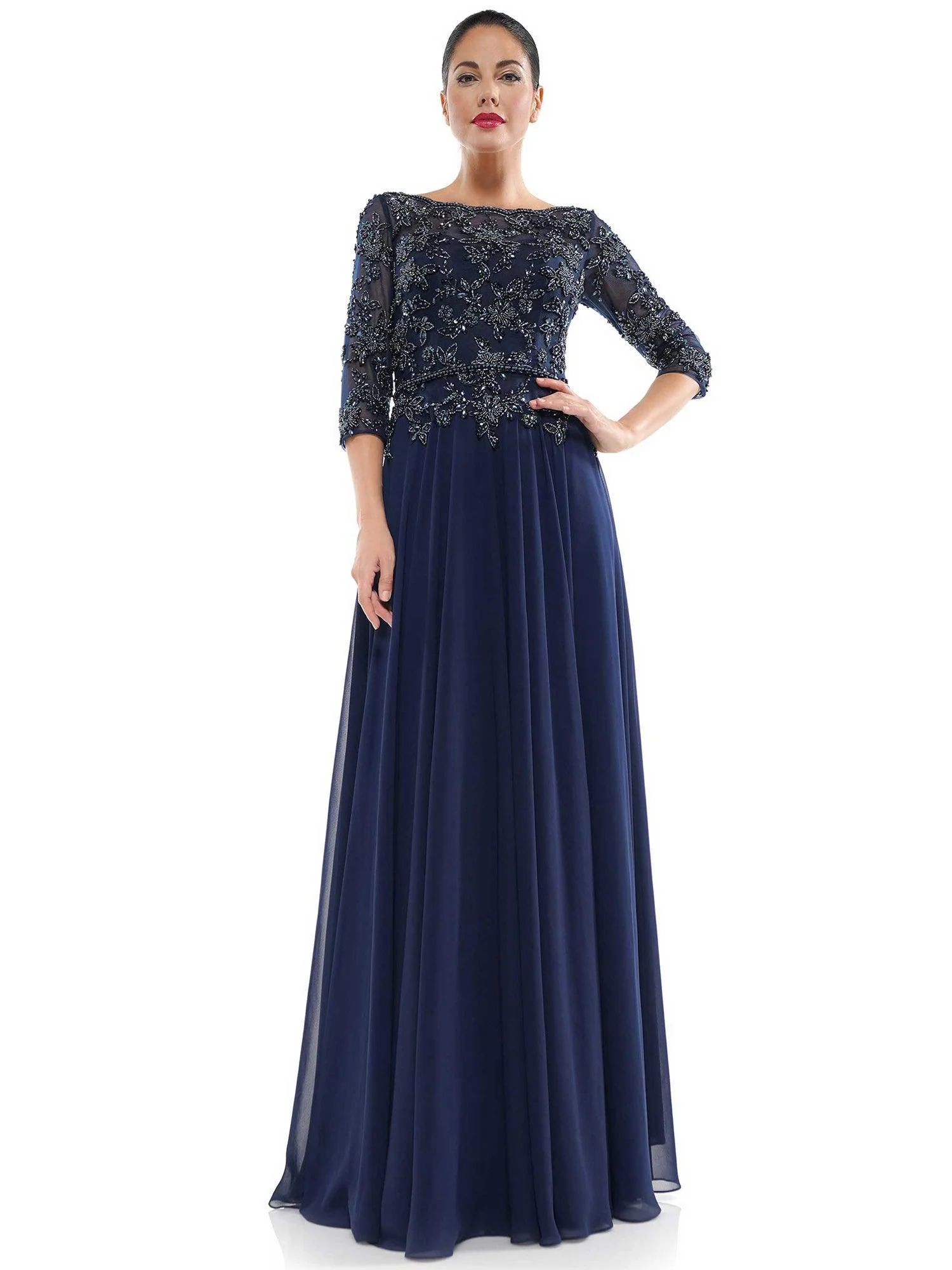 Marsoni Mother of the Bride Long Chiffon Dress Sale