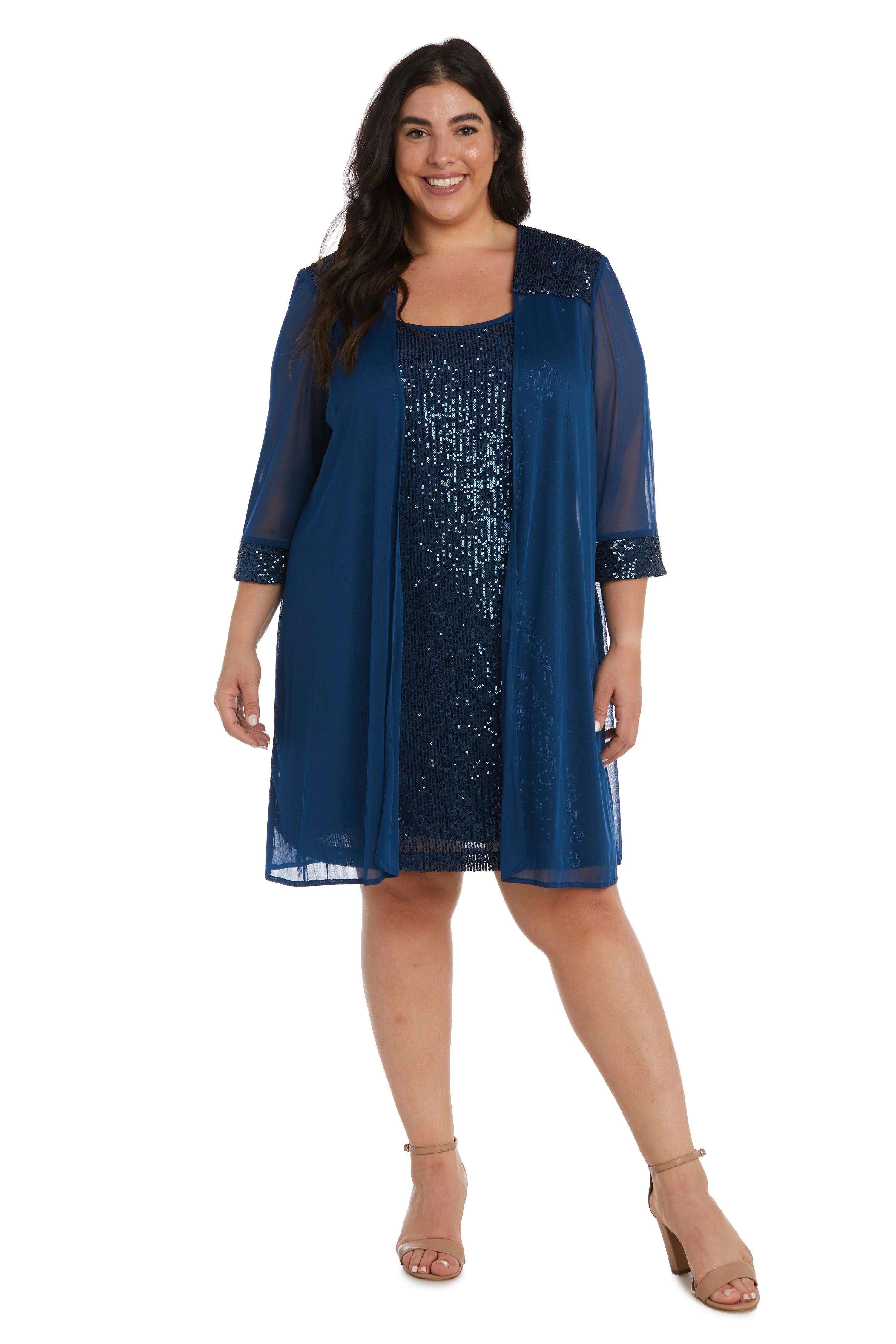 R&M Richards 2762W Short Black Formal Dress Jacket