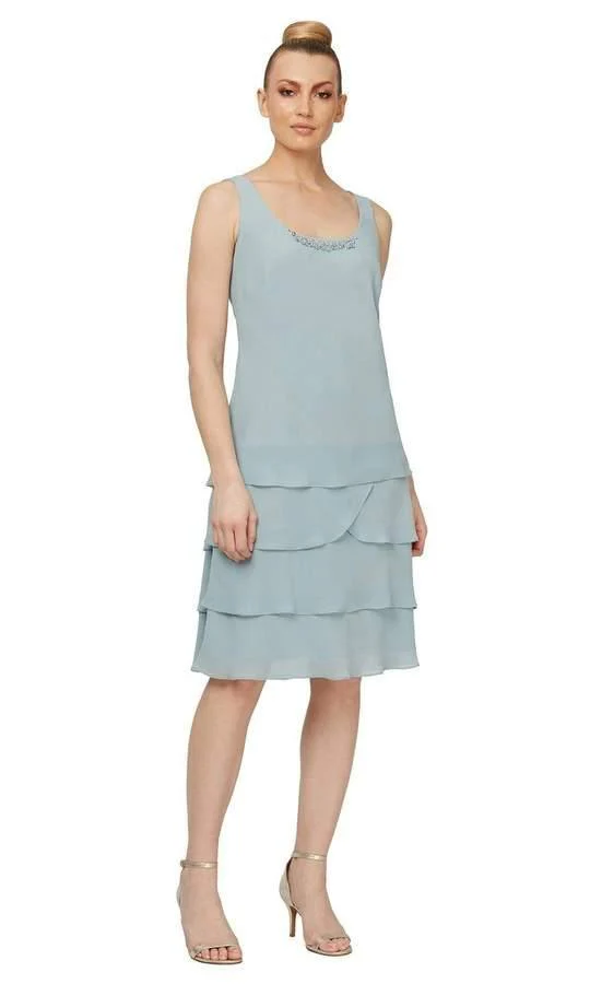 SL Fashions 9120256 Short Mother of the Bride Dress Sale