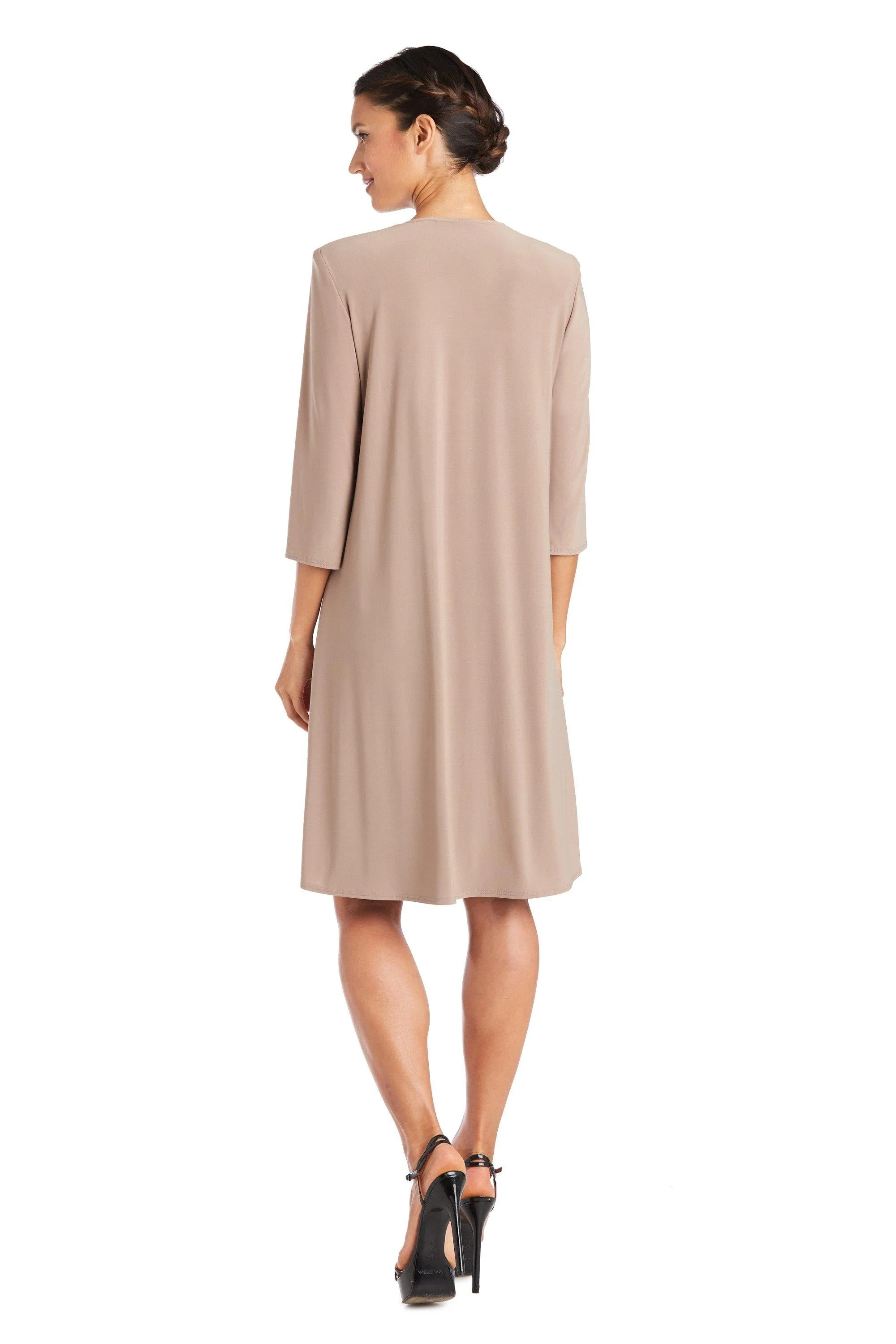 R&M Richards 7037P Short Two Piece Petite Dress