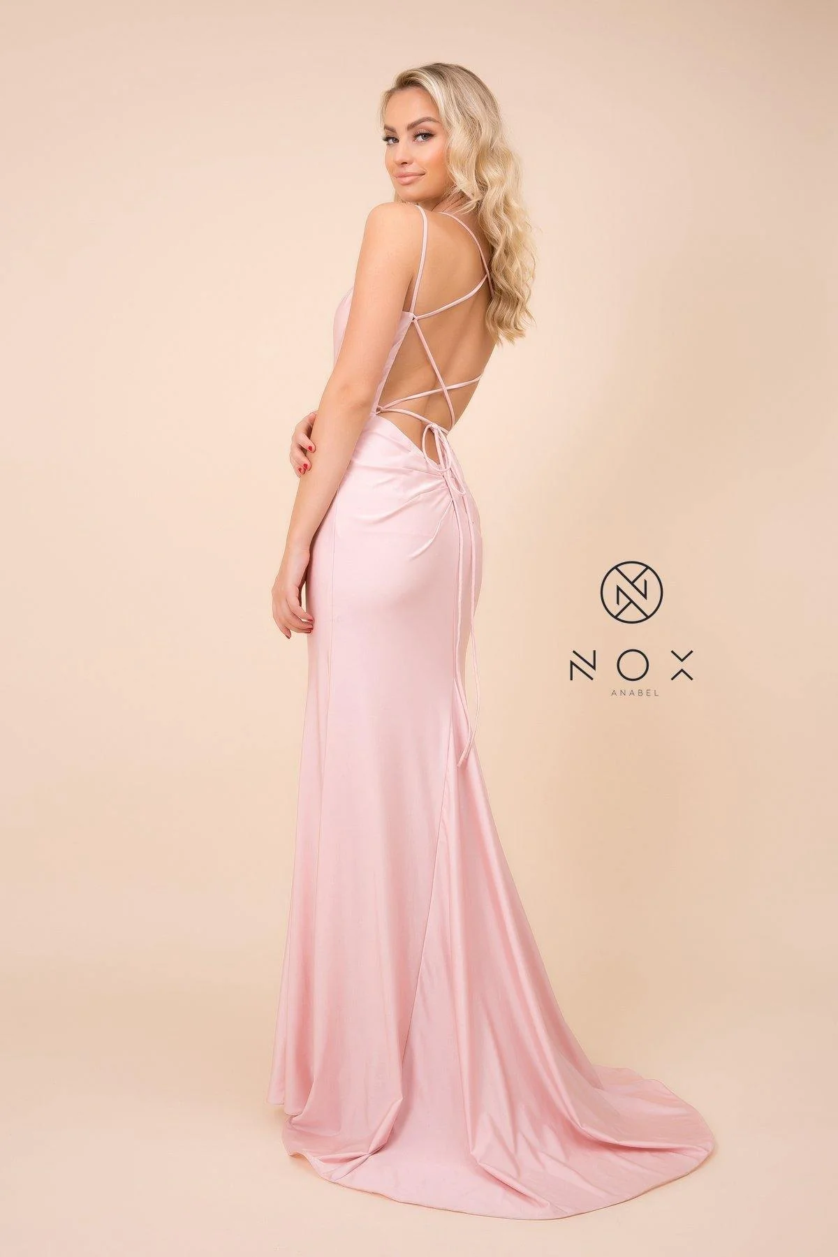 Long  Formal Prom Fitted Evening Dress