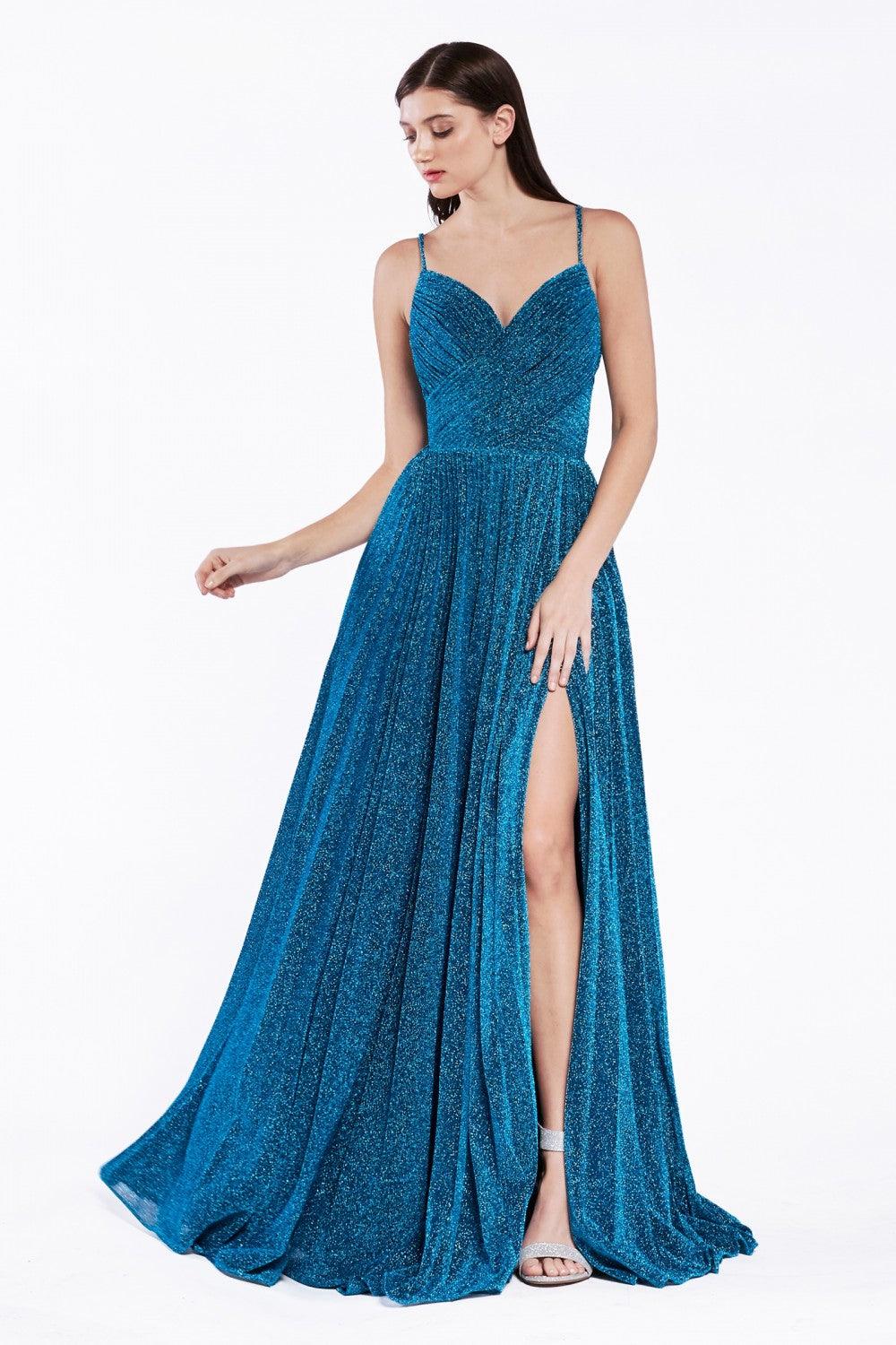 Cinderella Divine CJ534 Sexy Long Prom Dress with High Slit