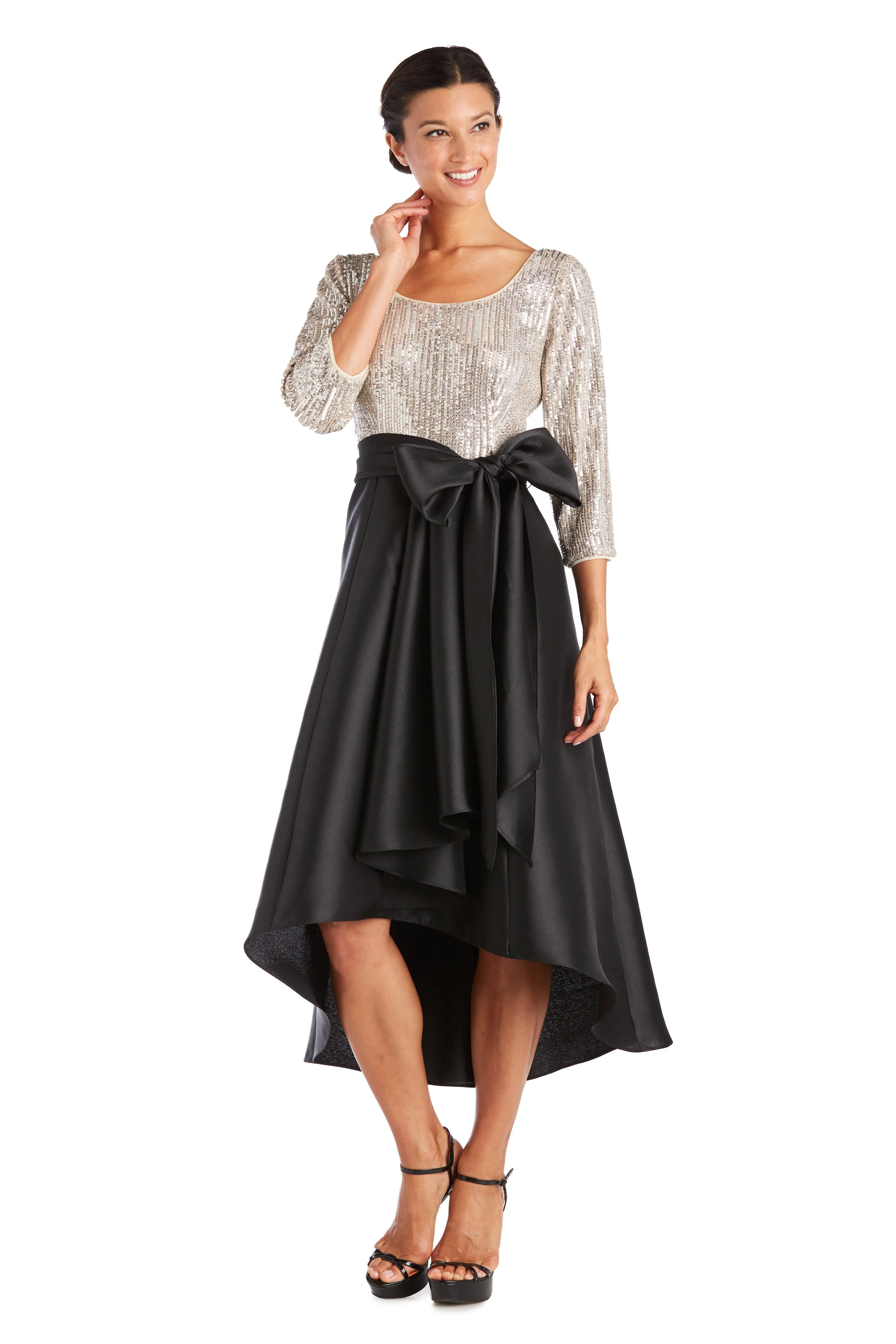R&M Richards 7411 Sequin High Low Dress Sale